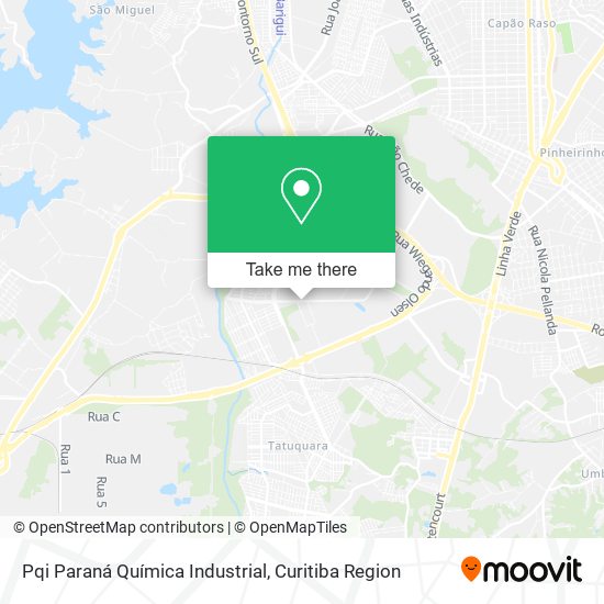 Pqi Paraná Química Industrial map