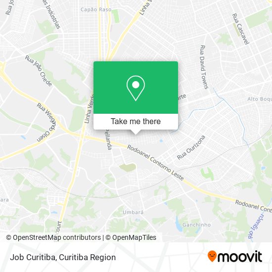 Job Curitiba map