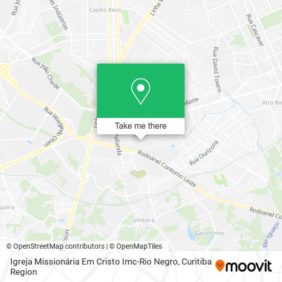 Igreja Missionária Em Cristo Imc-Rio Negro map