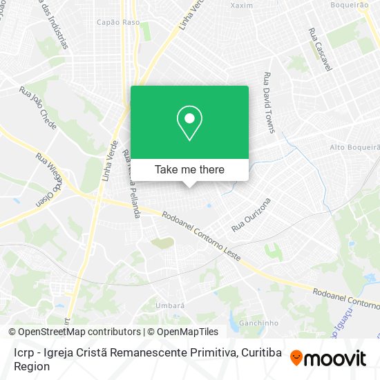 Mapa Icrp - Igreja Cristã Remanescente Primitiva