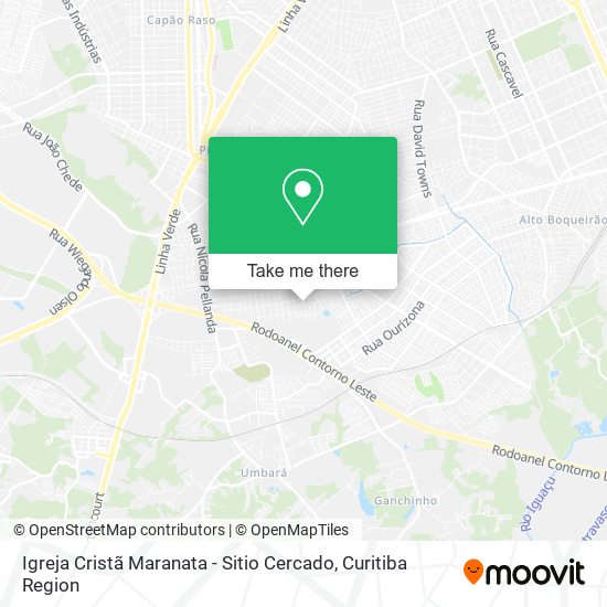 Igreja Cristã Maranata - Sitio Cercado map