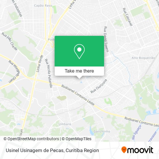 Usinel Usinagem de Pecas map