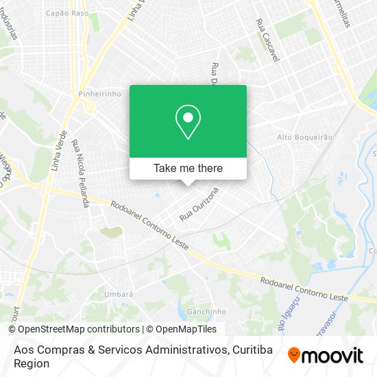 Aos Compras & Servicos Administrativos map