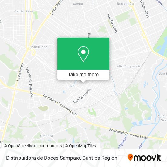 Distribuidora de Doces Sampaio map