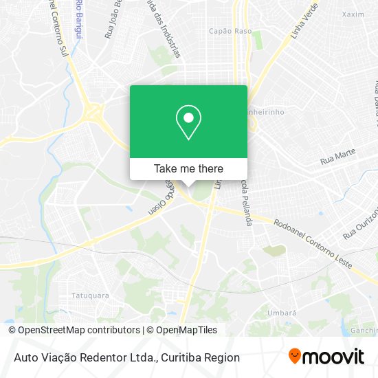 Auto Viação Redentor Ltda. map
