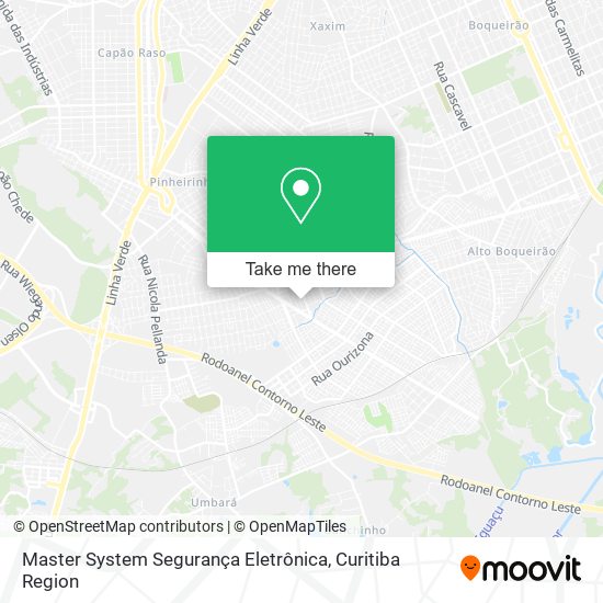 Master System Segurança Eletrônica map
