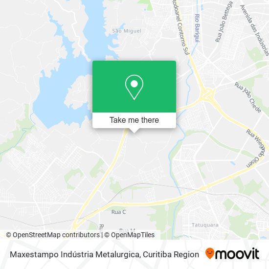 Maxestampo Indústria Metalurgica map