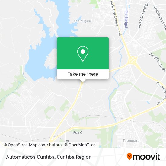 Automáticos Curitiba map