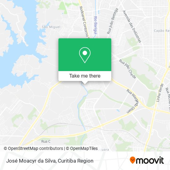 José Moacyr da Silva map