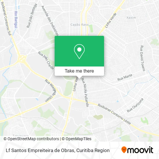 Lf Santos Empreiteira de Obras map