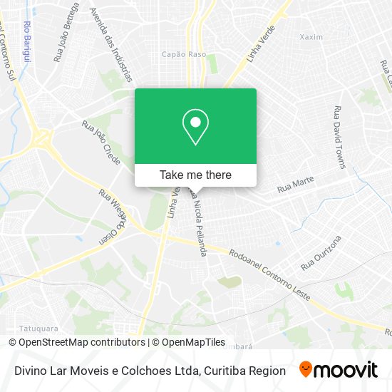 Divino Lar Moveis e Colchoes Ltda map