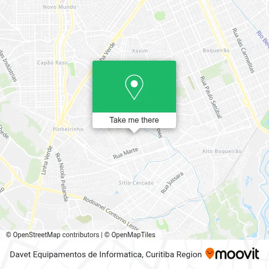 Davet Equipamentos de Informatica map
