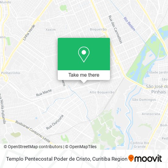 Templo Pentecostal Poder de Cristo map
