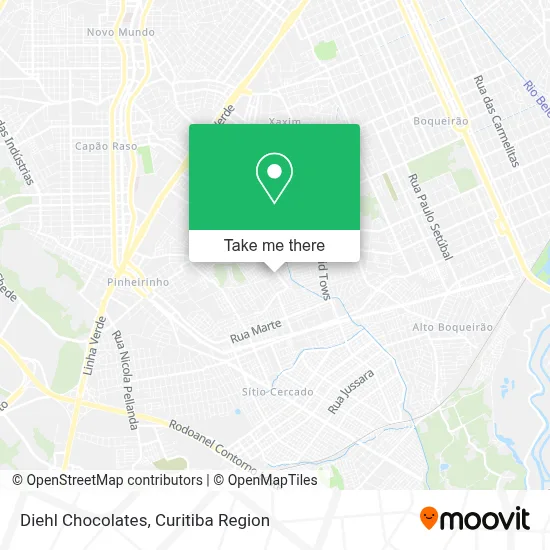 Diehl Chocolates map