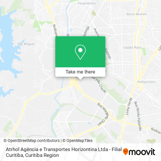 Atrhol Agência e Transportes Horizontina Ltda - Filial Curitiba map