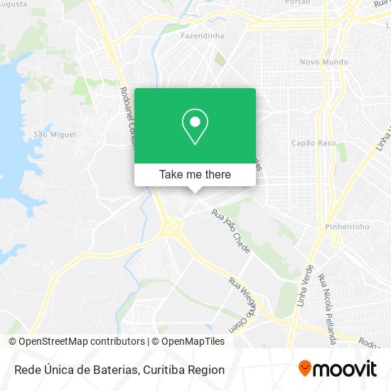 Rede Única de Baterias map