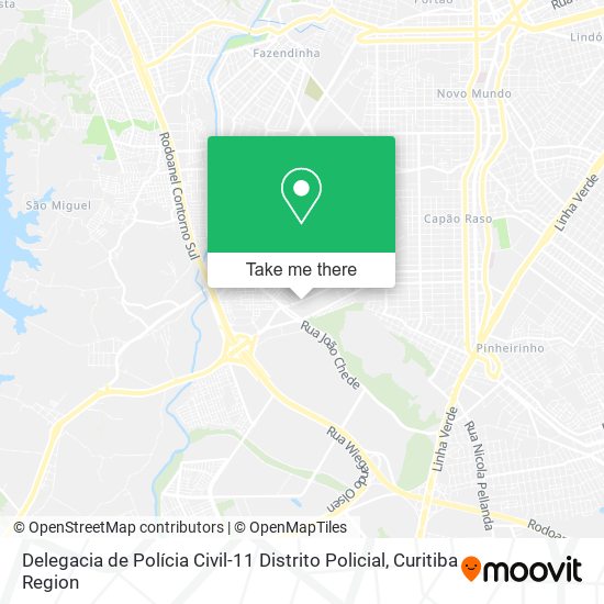Delegacia de Polícia Civil-11 Distrito Policial map