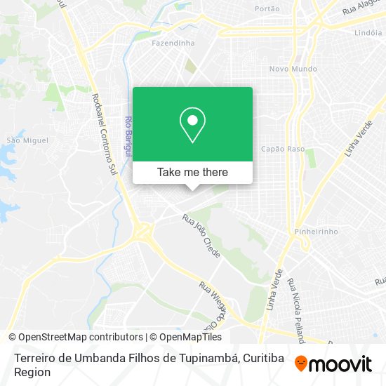 Terreiro de Umbanda Filhos de Tupinambá map