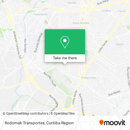 Rodomak Transportes map