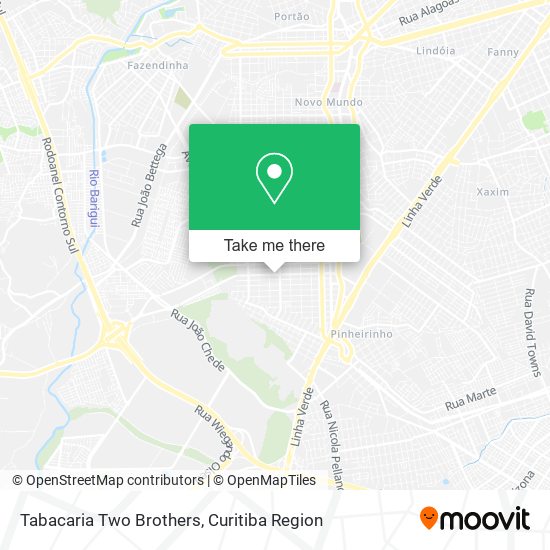 Tabacaria Two Brothers map