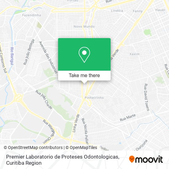 Premier Laboratorio de Proteses Odontologicas map