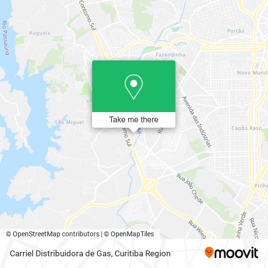 Carriel Distribuidora de Gas map