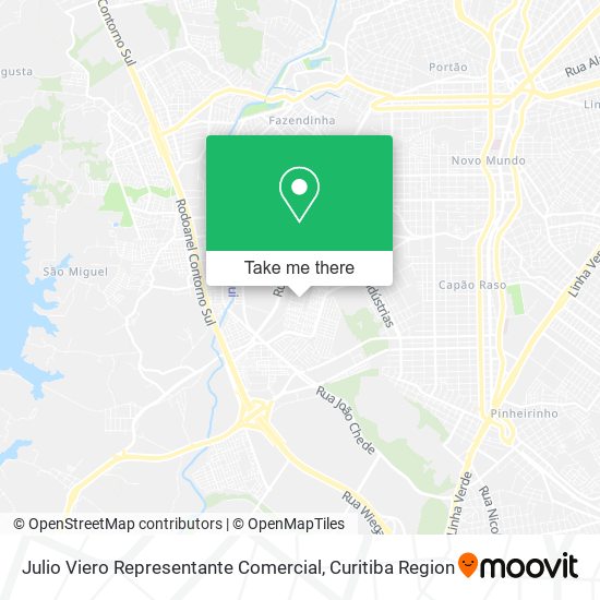 Julio Viero Representante Comercial map