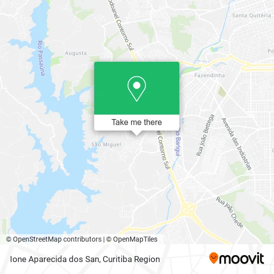 Ione Aparecida dos San map