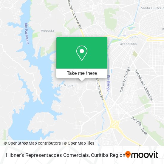 Mapa Hibner's Representacoes Comerciais