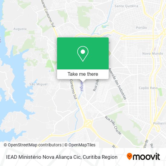 IEAD Ministério Nova Aliança Cic map