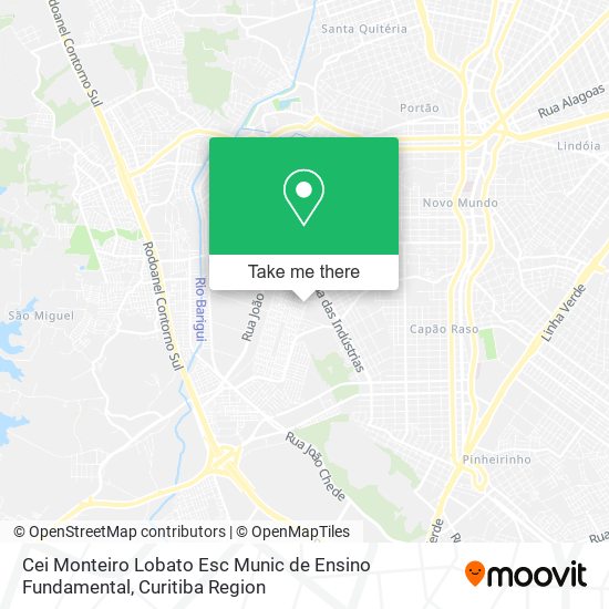 Cei Monteiro Lobato Esc Munic de Ensino Fundamental map