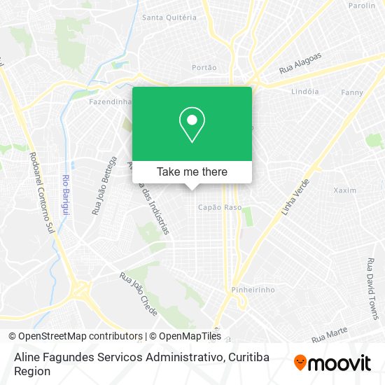 Aline Fagundes Servicos Administrativo map