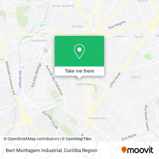 Bert Montagem Industrial map