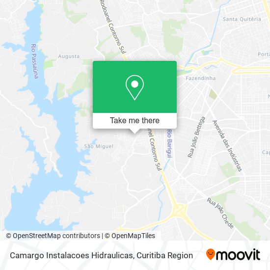 Camargo Instalacoes Hidraulicas map