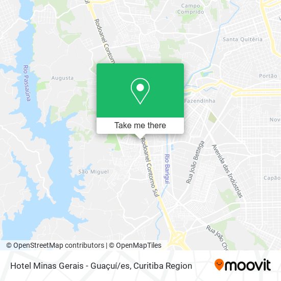 Hotel Minas Gerais - Guaçuí/es map