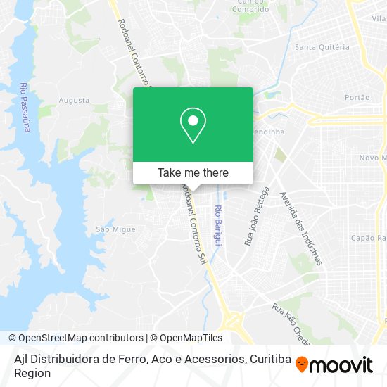 Ajl Distribuidora de Ferro, Aco e Acessorios map