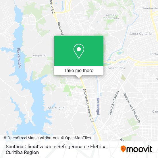 Santana Climatizacao e Refrigeracao e Eletrica map