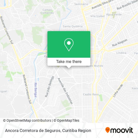 Mapa Ancora Corretora de Seguros