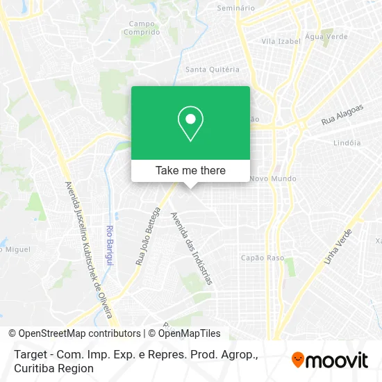Target - Com. Imp. Exp. e Repres. Prod. Agrop. map