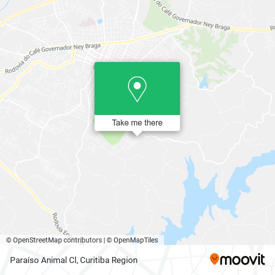 Paraíso Animal Cl map