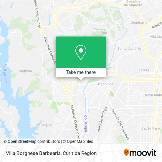 Villa Borghese Barbearia map