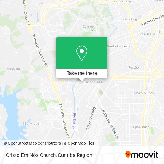 Cristo Em Nós Church map