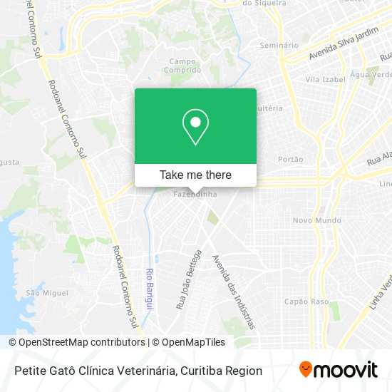 Petite Gatô Clínica Veterinária map