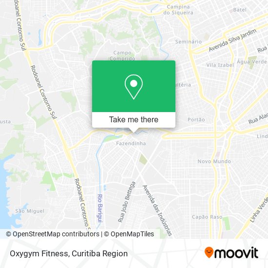 Oxygym Fitness map