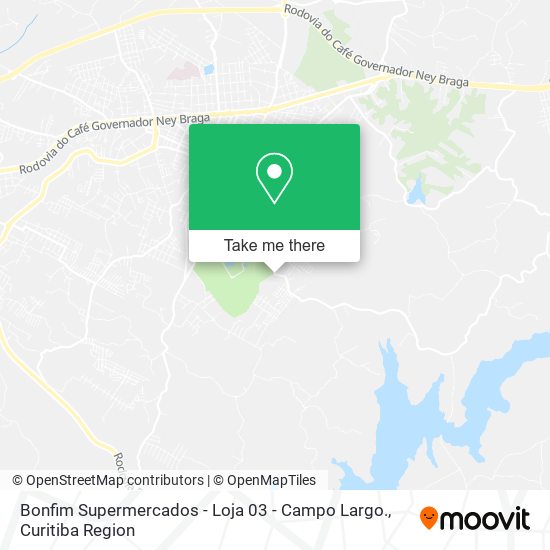 Bonfim Supermercados - Loja 03 - Campo Largo. map