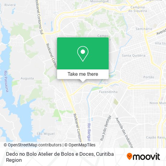 Dedo no Bolo Atelier de Bolos e Doces map