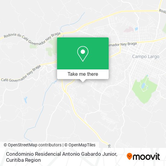 Condominio Residencial Antonio Gabardo Junior map