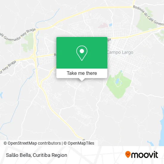 Salão Bella map