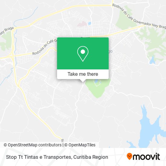 Stop Tt Tintas e Transportes map