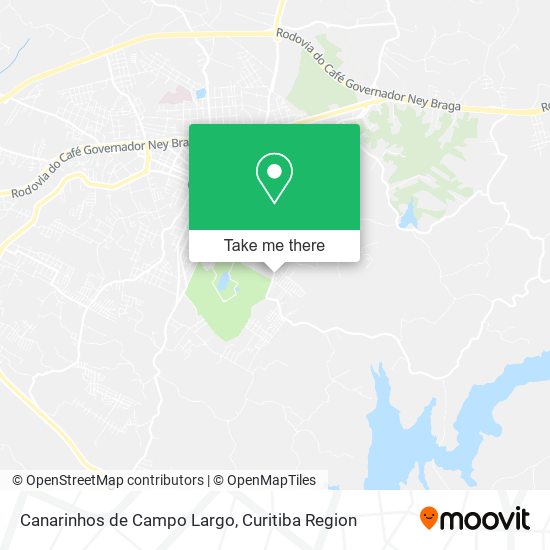 Canarinhos de Campo Largo map